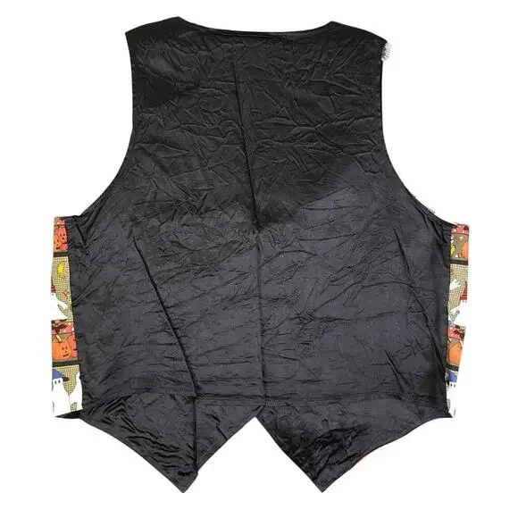 Basic Editions Vest Vintage Women’s Plus Size 16 XL Ghost Halloween Fall - Picture 3 of 8